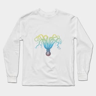 colorful octopus drawing Long Sleeve T-Shirt